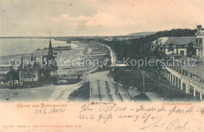 Heringsdorf  Ostseebad Usedom Strandpromenade