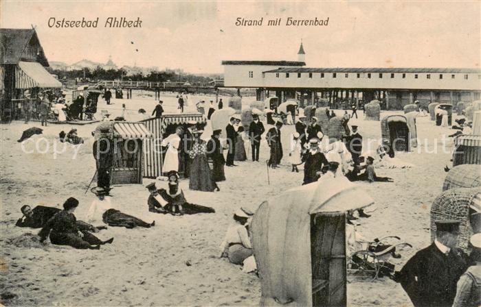 Ahlbeck Ostseebad Strand mit Herrenbad