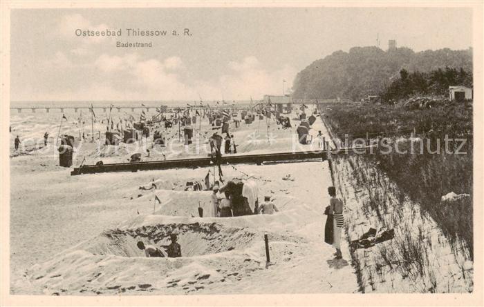 Thiessow Ostseebad Ruegen Badestrand