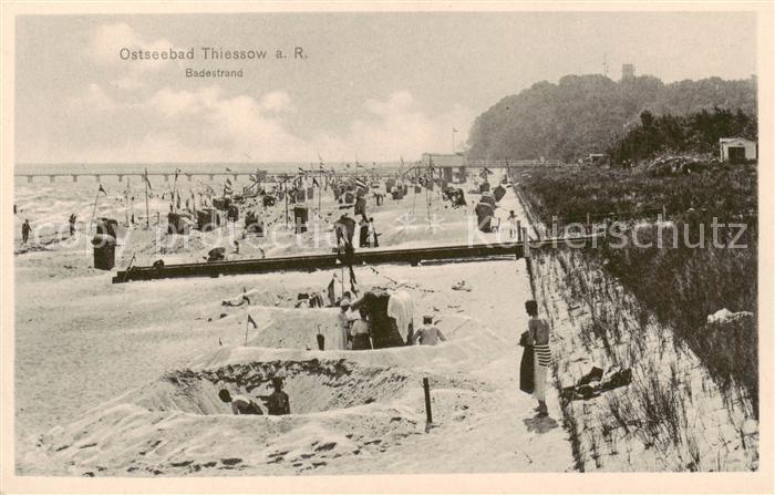 Thiessow Ostseebad Ruegen Badestrand