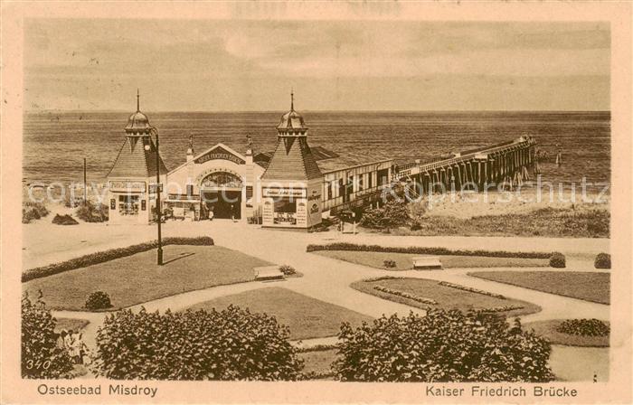 Misdroy Ostseebad Miedzyzdroje PL Kaiser Friedrich Bruecke