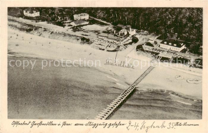 Grossmoellen Mielno PL Fliegeraufnahme
