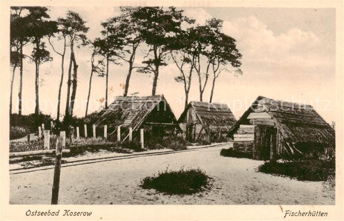 Koserow Ostseebad Usedom Fischerhuetten