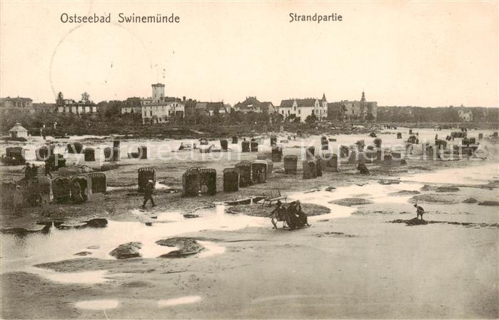Swinemuende Swinoujscie Strandpartie