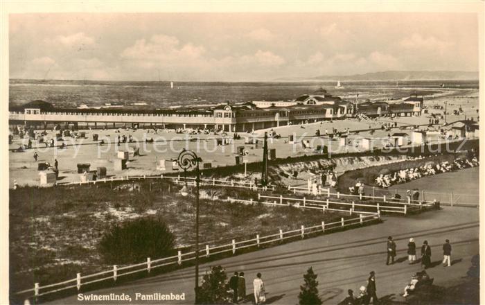 Swinemuende Swinoujscie Panorama Familienbad