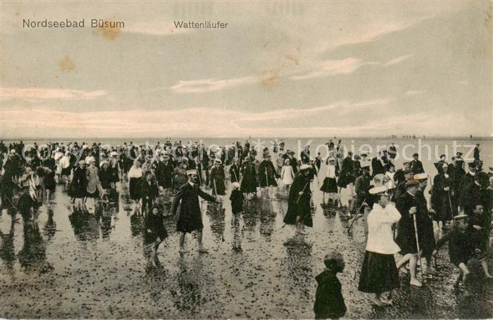 Buesum Nordseebad Wattenlaeufer