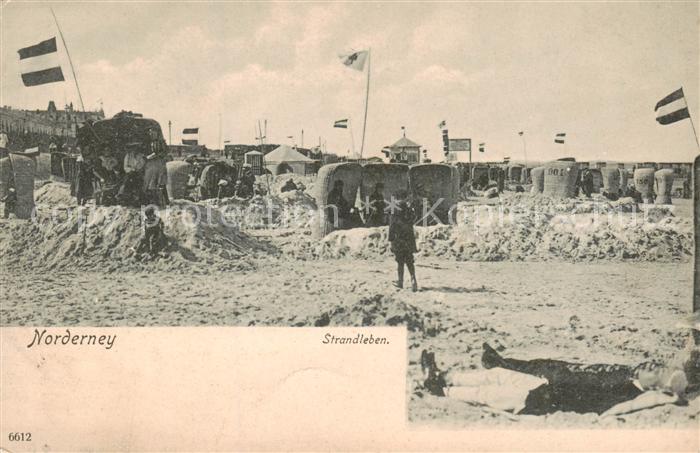 Norderney Nordseebad Strandleben