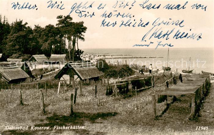 Koserow Ostseebad Usedom Fischerhuetten