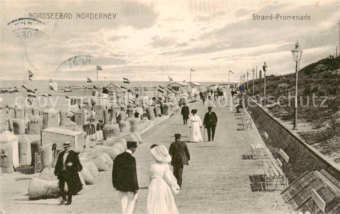 Norderney Nordseebad Strand Promenade
