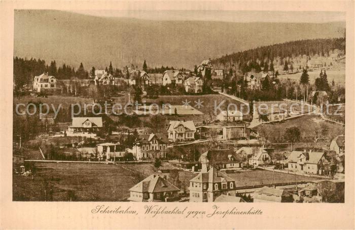 Schreiberhau Szklarska Poreba Riesengebirge PL Weissbachtal mit Josephinenhuette