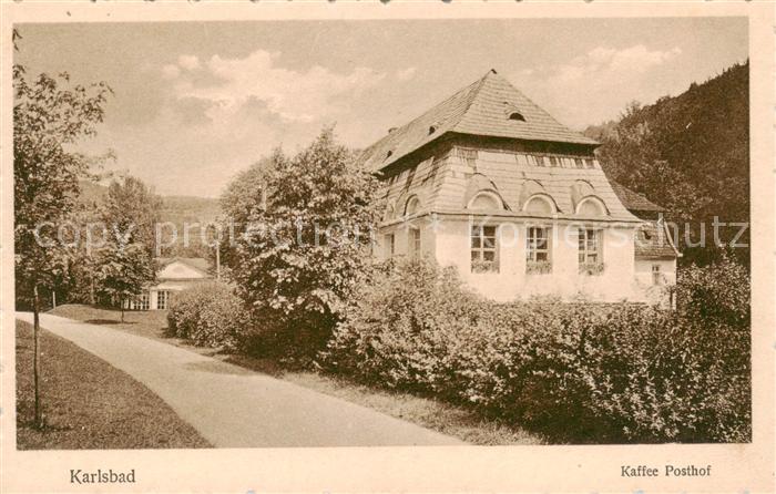 Karlsbad Eger Karlovy Vary Kaffee Posthof