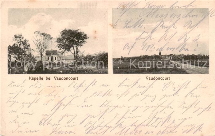Vaudoncourt 55 Meuse Kapelle Panorama