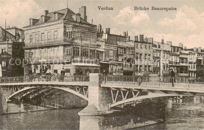 Verdun  55 Meuse Bruecke Beaurepaire Feldpost