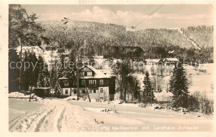 Weissbachtal Szklarska Poreba Riesengebirge PL mit Landhaus Schlesien