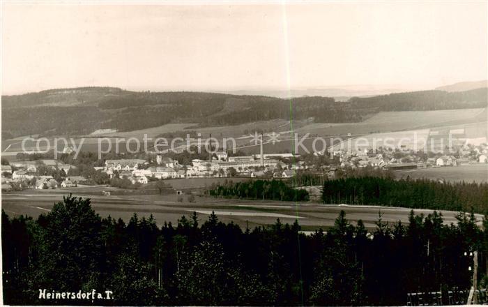 Heinersdorf Tafelfichte CZ Panorama