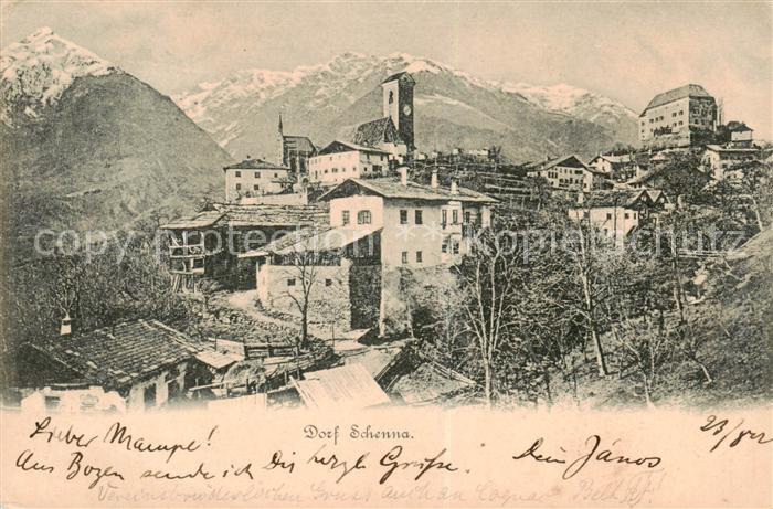 Schenna Meran Trentino IT Dorfpartie