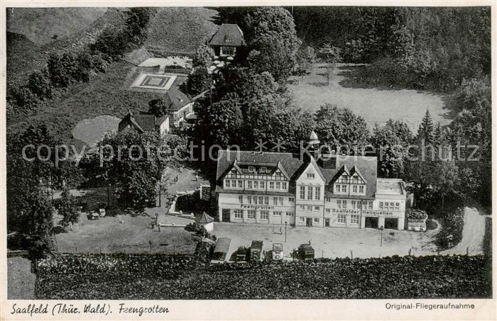 Saalfeld Saale Feengrotten Fliegeraufnahme