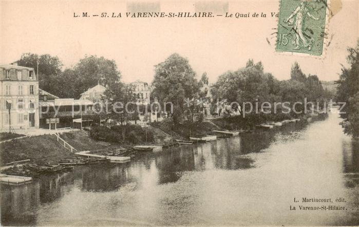 La Varenne  Saint Hilaire 94 Val-de-Marne Le Quai de la Varenne