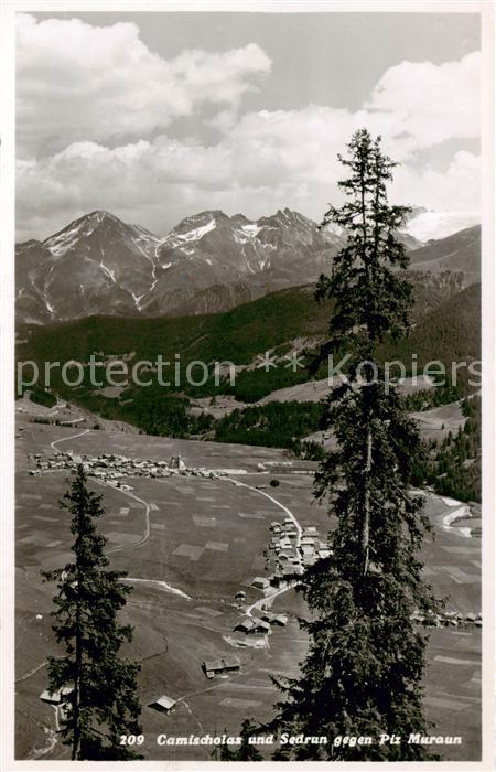 Camischolas GR und Sedrun gegen Piz Muraun