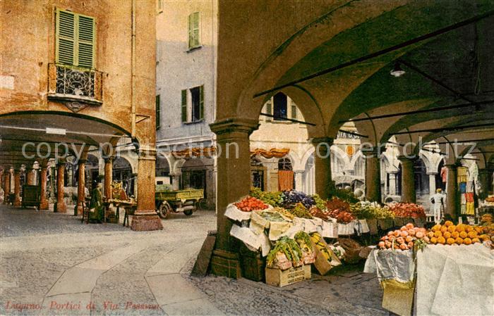 Lugano Lago di Lugano TI Portici di Via Pessina