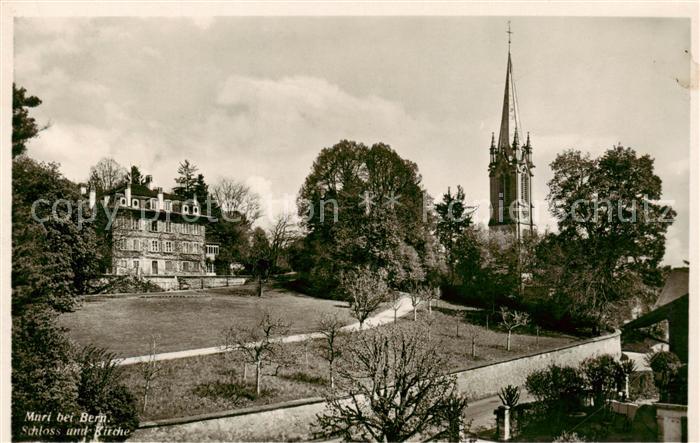 Muri BE Schloss und Kirche
