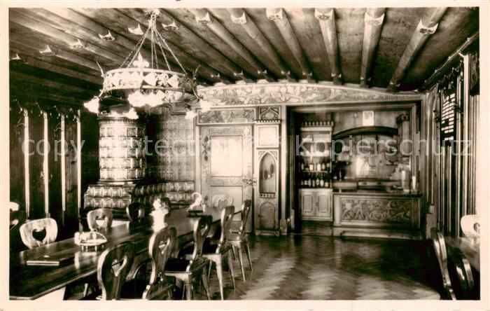 Chur GR Altgotische 1522 erbaute Trinkstube in der alten Hofkellerei in Chur