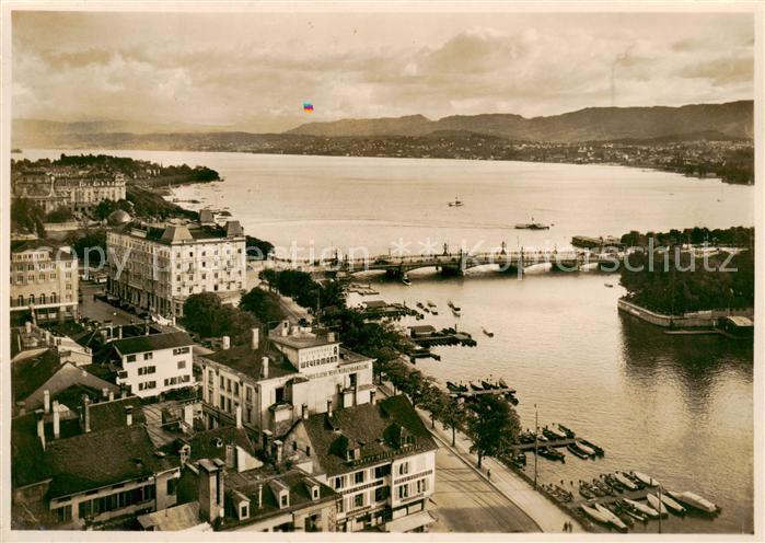 Zuerich ZH Fliegeraufnahme