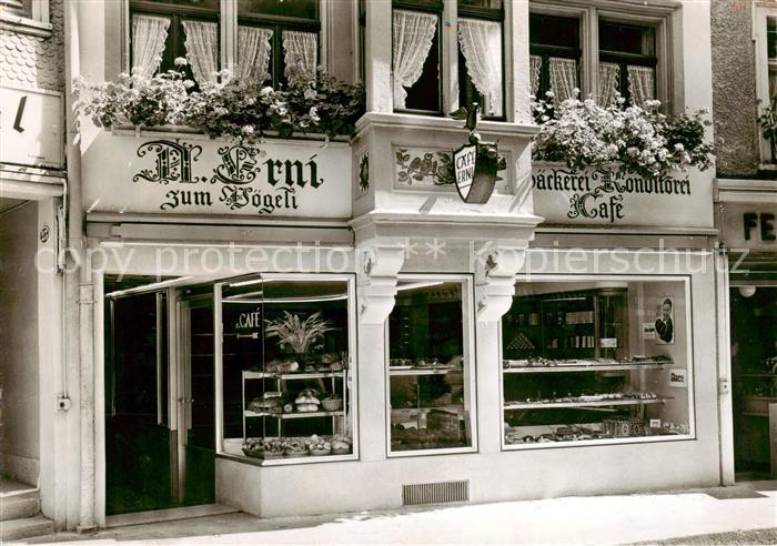 St Gallen SG Cafe Erni zum Voegeli Baeckerei Conditorei
