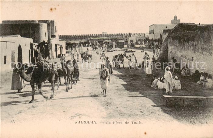 Kairouan Qairawan Tunesie La Place de Tunis