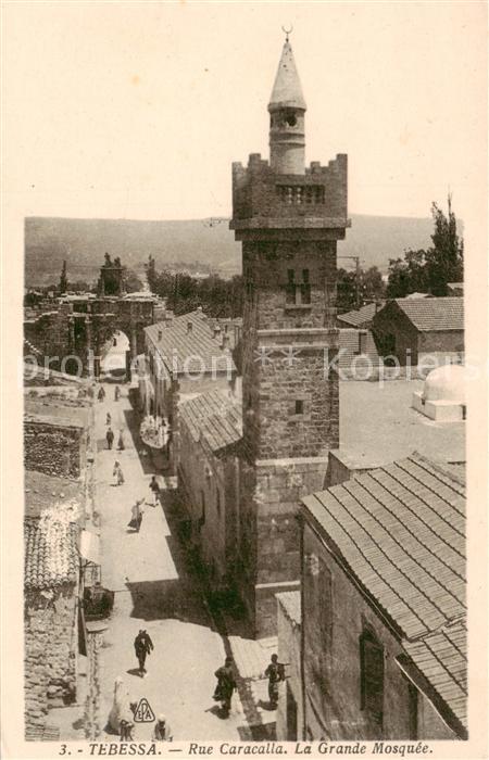 Tebessa Algerie Rue Caracalla La Grande Mosquee