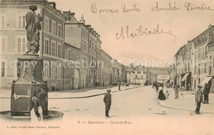 Baccarat 54 Grand Rue