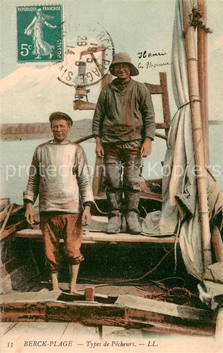 Berck-Plage 62 Types de Pecheurs