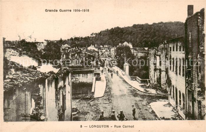 Longuyon 54 Rue Carnot Grande Guerre 1914-18