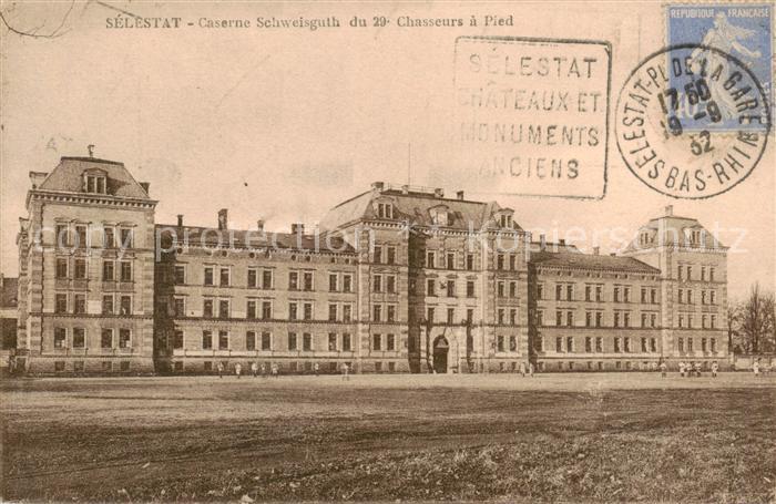 Selestat 67 Schlettstast Caserne Schweisguth du 29 Chasseurs a Pied
