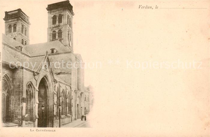 Verdun  55 Meuse La Cathedrale