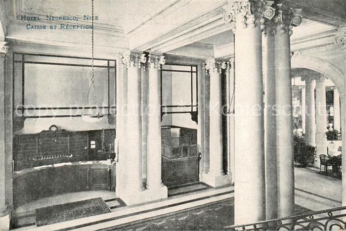 Nice  06 Nizza Hotel Negresco Caisse et Reception