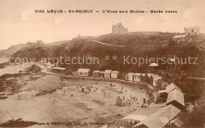 Legue St-Brieuc 22 Cotes-d Armor Anse aux Moines Maree basse