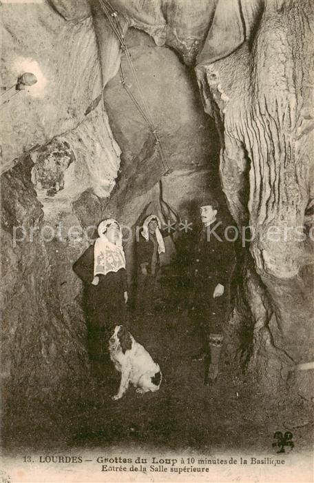 Lourdes 65 Grottes du Loup a 10 minutes de la Basilique Entree de la Salle super