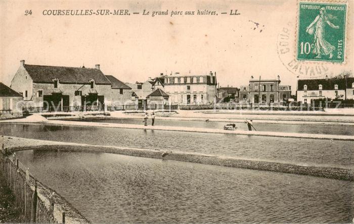 Courseulles-sur-Mer 14 Calvados Le grand parc aux huitres