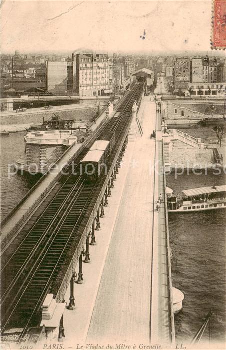 Paris 75 Le Viaduc da Metre a Grenelle