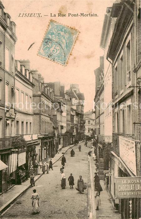 Lisieux 14 La Rue Pont Mortain