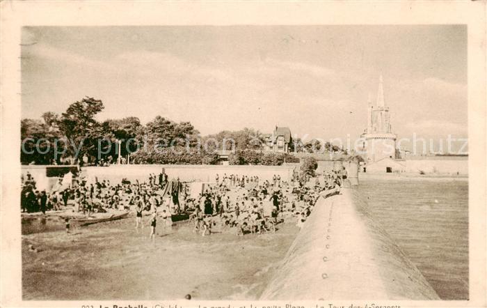 La Rochelle 17 La grande et la petite Plage La Tour des 4 Sergents