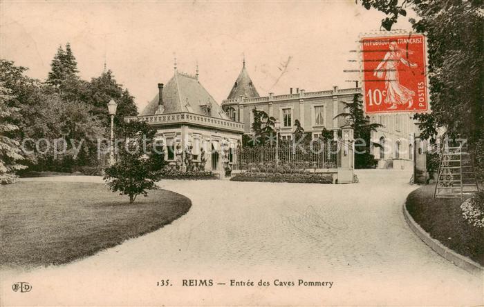 Reims 51 Entree des Caves Pommery