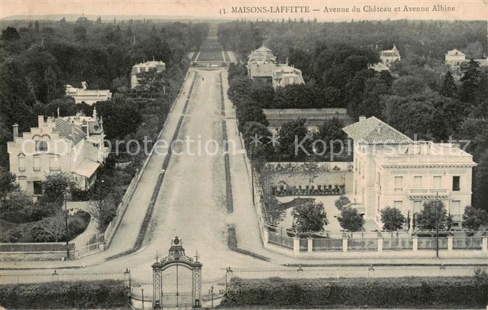 Maisons-Laffitte 78 Yvelines Avenue du Chateau det Avenue Albine