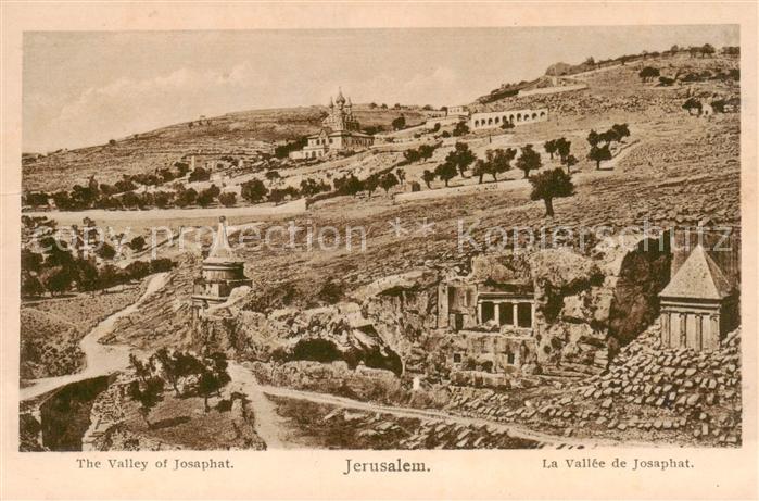 Jerusalem  Yerushalayim Israel The Valley of Josaphat
