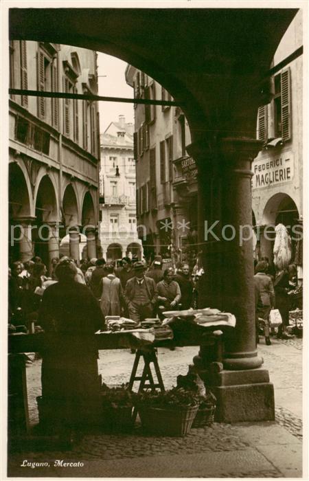 Lugano Lago di Lugano TI Mercato