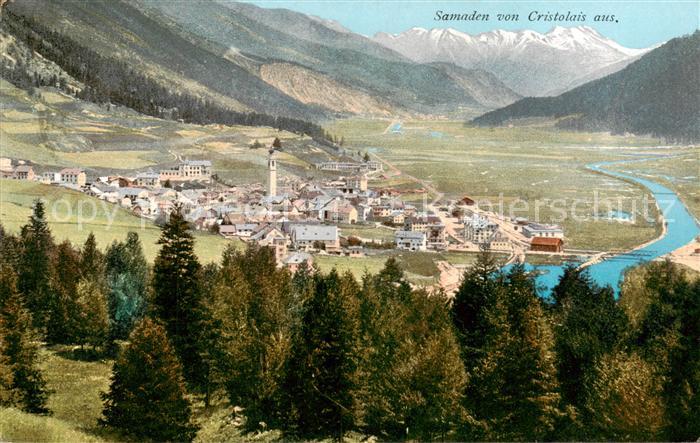 Samaden Blick von Cristolais