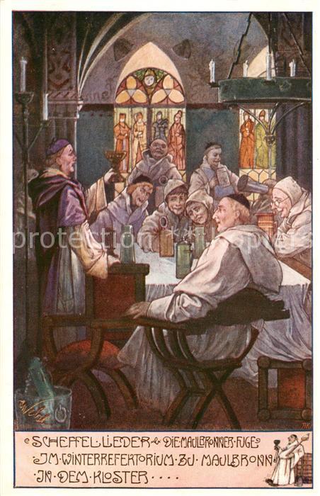 Maulbronn Winterrefektorium im Maulbrunner Kloster