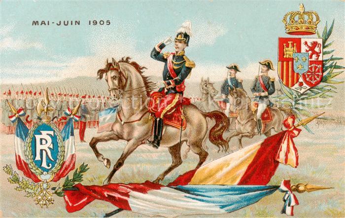 Militaria France Mai Juin 1905