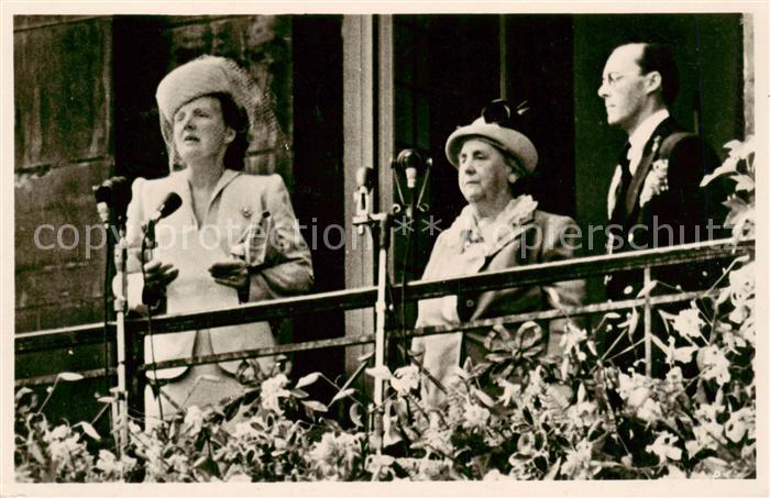Adel H.M.koenugin Juliana H.K.H.Wilhelmina Z.K.H.Prins Bernhard Amsterdam